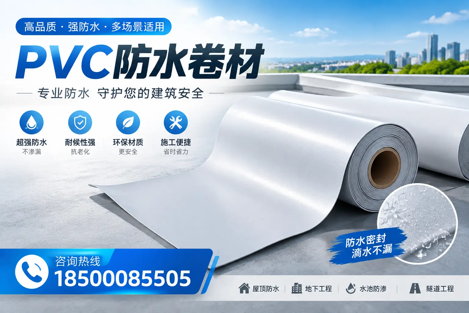 PVC防水卷材的市场竞争分析,平顶山品牌选择参考